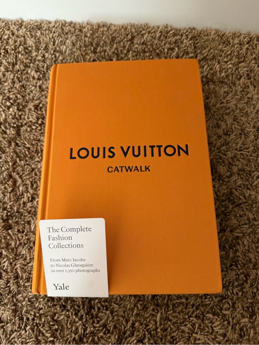 Louis Vuitton Catwalk Hardcover Book - Orange and White